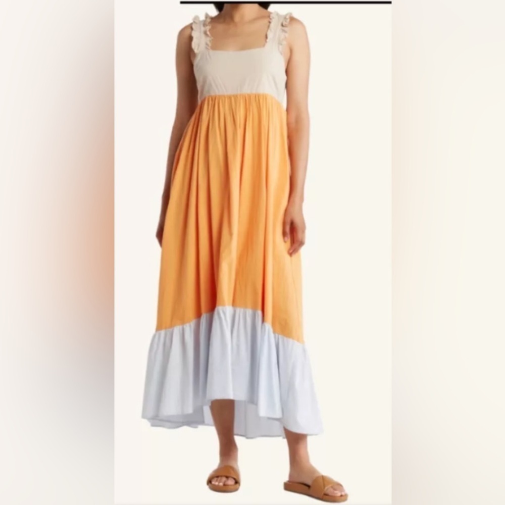 STITCHDROP women’s dress size Med 
100% cotton
20” pit to pit 
free on waist